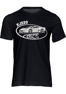 Dream Car Jaguar XJ220 T-shirt Black