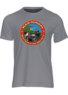 Mad Sunday Restoration Society T-shirt Charcoal