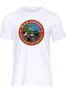 Mad Sunday Restoration Society T-shirt White