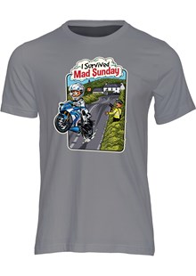 I Survived Mad Sunday T-shirt Charcoal