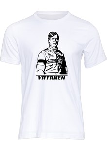 Ari Vatanen Stencil T-shirt White