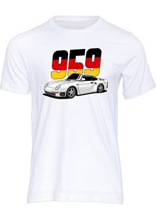 Dream Car Porsche 959 T-shirt White