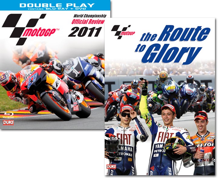 MotoGP 2011 Official Review Blu-ray + MotoGP Route to Glory DVD Bundle